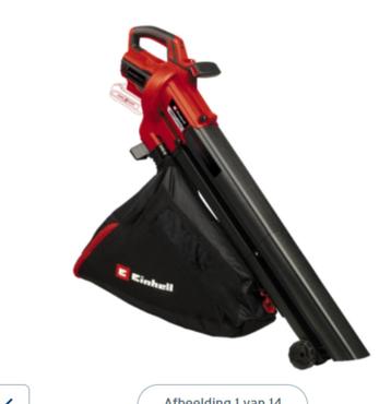 accu bladblazer met zuig functie,en oplader, Tuin en Terras, Bladblazers, Ophalen, Nieuw, Met neuswiel, Accu