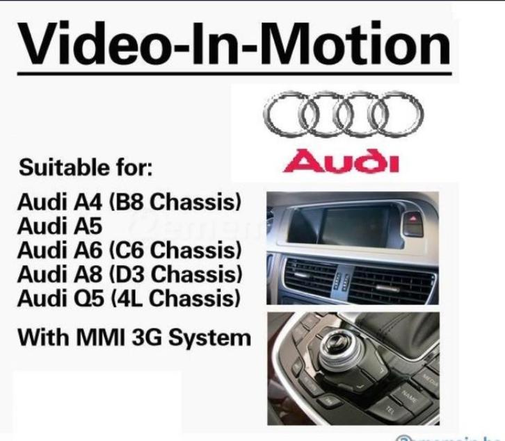 VW Audi MMI Video-In-Motion ( Vidéo en Roulage ), Auto diversen, Overige Auto diversen, Ophalen
