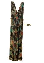 (49)- pantalon combinaison femme t.38 noir - delfose -, Zwart, Ophalen of Verzenden, Zo goed als nieuw, Lang