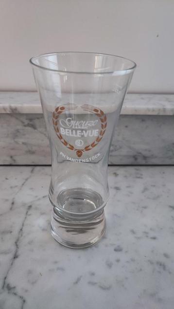 Verre à bière Geuze Belle-Vue, Collections, Enlèvement ou Envoi, Utilisé, Verre à bière