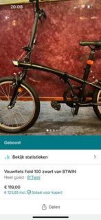 Vouwfiets, Ophalen, Zo goed als nieuw