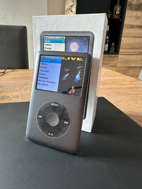 Apple iPod Classic 7e gen 160gb + boite et câble, Audio, Tv en Foto, Mp3-spelers | Apple iPod, Gebruikt, Classic, Ophalen of Verzenden