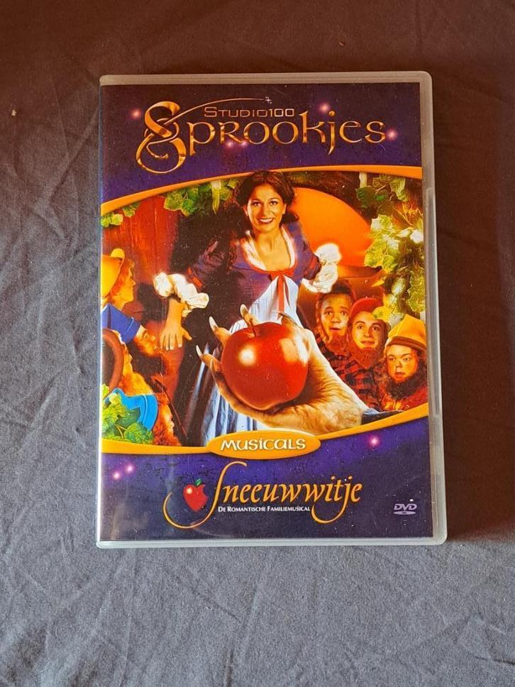 studio 100 sprookjes sneeuwwitje, Cd's en Dvd's, Dvd's | Kinderen en Jeugd, Ophalen of Verzenden