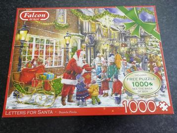 Falcon puzzel / 2 x 1000 stukjes in 1 doos beschikbaar voor biedingen