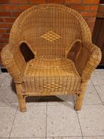fauteuil en osier vintage, Comme neuf, Enlèvement, Moins de 75 cm, 50 à 75 cm