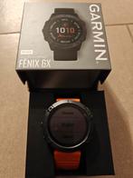 Garmin Fenix 6X Pro Solar Titanium, Bijoux, Sacs & Beauté, Montres de sport, Étanche, Gris, Comme neuf, Enlèvement