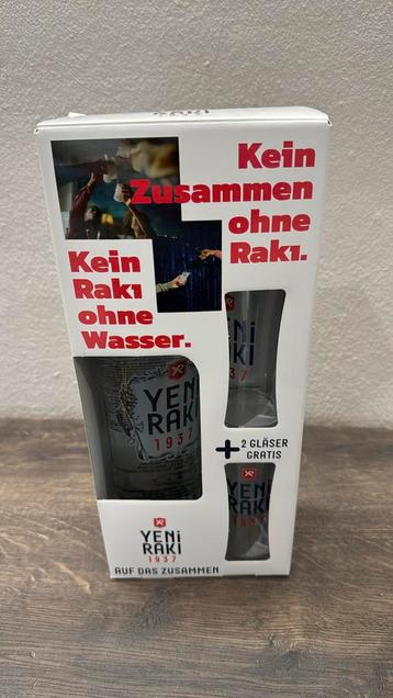 Raki 70cl met 2 glazen *** nieuw *** beschikbaar voor biedingen