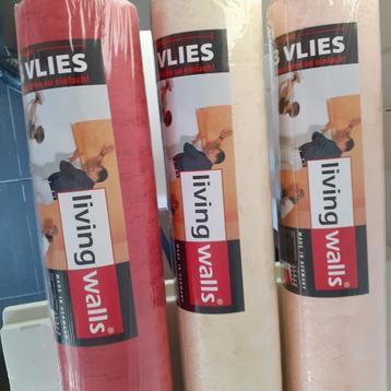 VLIESBEHANG 'Living walls" 3 kleuren 1,06 m breed Prijs: € 5 beschikbaar voor biedingen
