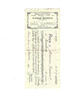 Ancien reçu 1931, Enlèvement ou Envoi, Utilisé