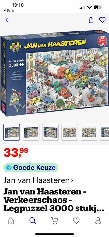 Legpuzzel  3000 stuks Jan Van Haaveren beschikbaar voor biedingen