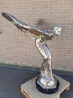 BRONZEN KUNSTBEELD ROLLS-ROYCE SPIRIT OF ECSTASY 1,35 M HOOG, Antiek en Kunst, Ophalen of Verzenden