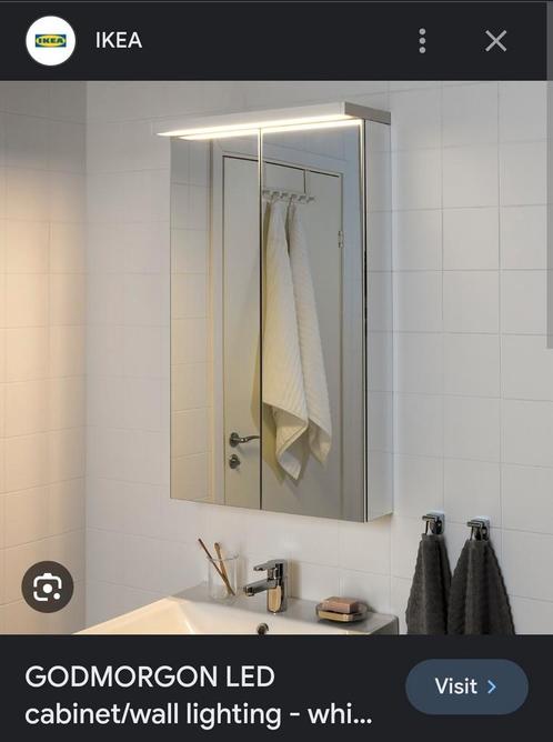 Ikea GODMORGON led lamp, Huis en Inrichting, Badkamer | Badkamermeubels, Nieuw, Overige typen, Minder dan 100 cm, 50 tot 100 cm