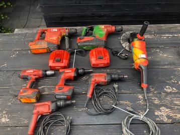 Hilti accu machines & slijpmachine beschikbaar voor biedingen