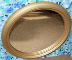 spiegel rond goud kleurig diameter 70 cm - mat goudkleurig, Huis en Inrichting, Woonaccessoires | Spiegels, Ophalen, Zo goed als nieuw