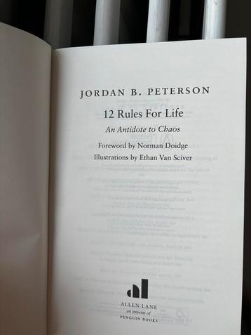 Boek: 12 Rules for life – Jordan B. Peterson beschikbaar voor biedingen