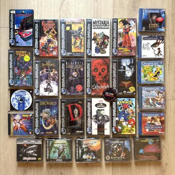 Sega Saturn Games/Mega CD/DreamCast-spellen beschikbaar voor biedingen