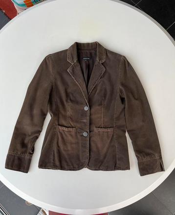 Gilet en velours côtelé Caroline Biss 38 marron, Taille 38/40 (M), Enlèvement ou Envoi, Comme neuf, Brun