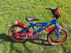 spidermanfiets ( leeftijd 4-5 jaar), Fietsen en Brommers, Ophalen, Gebruikt, Minder dan 16 inch
