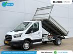 Ford Transit 2.0 TDCI 170PK Kipper Dubbellucht Benne Tipper, Voorwielaandrijving, Zwart, 4 cilinders, Wit