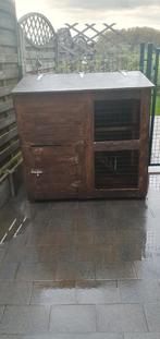 Groot konijnenhok, Dieren en Toebehoren, Ophalen, Zo goed als nieuw