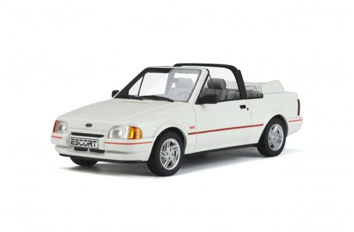 Otto OT398 Ford Escort Mk4 XR3i Cabriolet Diamond White 1986, Hobby en Vrije tijd, Modelauto's | 1:18, Nieuw, Auto, OttOMobile