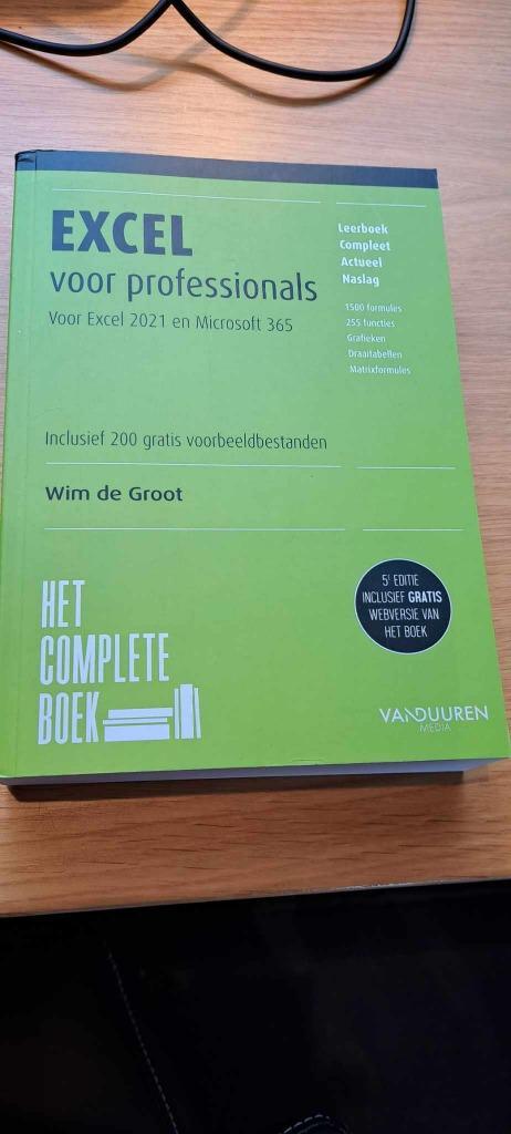 handboek Excel voor professionals, Boeken, Informatica en Computer, Nieuw, Ophalen of Verzenden