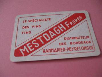 1 oude losse speelkaart Wijnen Mestdagh (143)