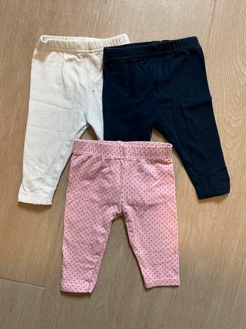  Set van 3 babyleggings– maat 62 beschikbaar voor biedingen