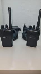 Motorola GP 344 UHF portofoons compleet, Telecommunicatie, Ophalen, Zo goed als nieuw, 5 tot 15 km, Portofoon of Walkie-talkie