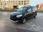 Dacia Dokker Stepway 1.6 Benzine 2019 Euro6c, Auto's, Dacia, Bluetooth, Euro 6, Zwart, Handgeschakeld
