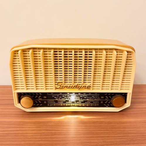 VINTAGE ITALIAANSE BUIZENRADIO SINUDYNE 183 1960 BLUETOOTH, Antiek en Kunst, Antiek | Tv's en Audio, Verzenden