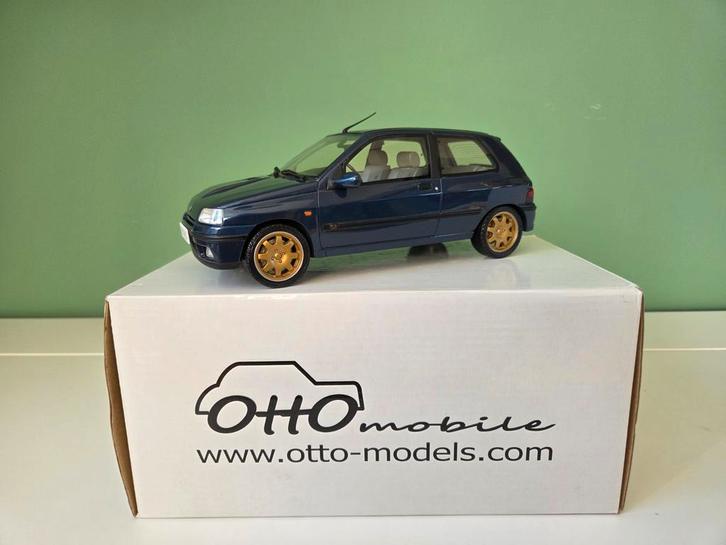 Otto Mobile Renault Clio Williams 1:18 (OT001) te koop!, Hobby en Vrije tijd, Modelauto's | 1:18, Zo goed als nieuw, Auto, OttOMobile