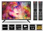 Nieuwe 50" 369 € 55" 399 € 4k Smart UHD LED TV's, Audio, Tv en Foto, Nieuw, Overige merken, 100 cm of meer, Smart TV