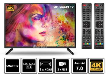 Nieuwe 50" 369 € 55" 399 € 4k Smart UHD LED TV's 