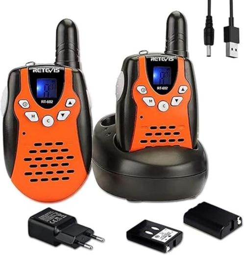 Retevis RT602 Walkie Talkie voor kinderen, Telecommunicatie, Portofoons en Walkie-talkies, Nieuw, Portofoon of Walkie-talkie, Minder dan 2 km