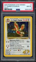 Lt. Surge's Fearow Holo PSA 8 - 7/132 - Gym Heroes 2000, Verzenden, Zo goed als nieuw, Losse kaart, Foil