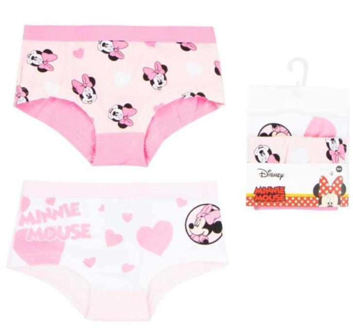 Minnie Mouse Hipsters (set van 2) - Maat 110/116 - 122/128, Kinderen en Baby's, Kinderkleding | Maat 110, Nieuw, Meisje, Nacht- of Onderkleding