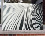 Canvas zebra ikea, Huis en Inrichting, Ophalen, Gebruikt, Print, 100 tot 125 cm