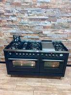 Luxe Boretti 8 pits met dubbele multifunctionele oven 150 cm, Elektronische apparatuur, Fornuizen, 60 cm of meer, 5 kookzones of meer