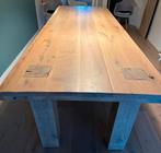 Robuust eiken tafel 300x100x78, Ophalen, Zo goed als nieuw