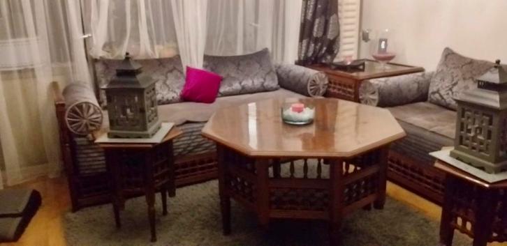 Salon marocain très classe, Huis en Inrichting, Zetels | Complete zithoeken, Zo goed als nieuw, Stof, Ophalen