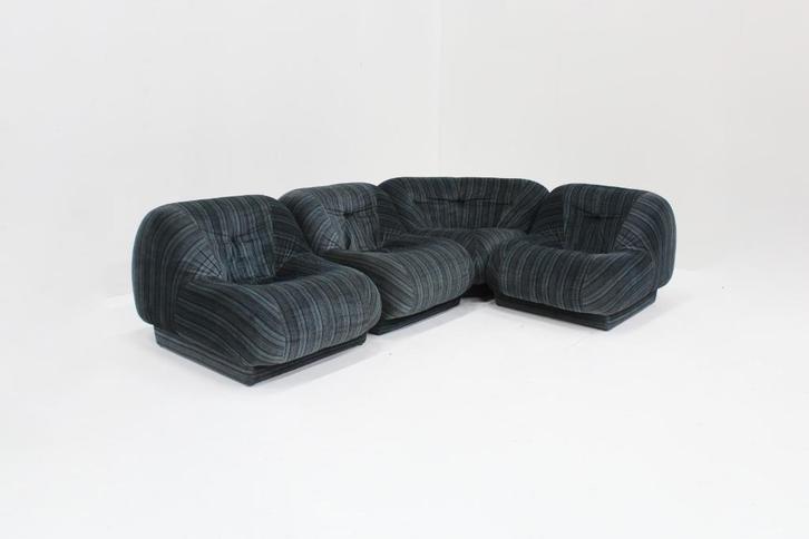 Vintage Italiaanse modulaire hoek bank jaren 70, Antiek en Kunst, Antiek | Meubels | Stoelen en Sofa's, Ophalen
