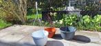 3 Potten voor hangplantjes, Ophalen, Gebruikt, Tuin