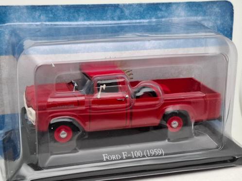 Camionnette Ford F 100 (1959) - Salvat 1:43, Hobby & Loisirs créatifs, Voitures miniatures | 1:43, Comme neuf, Voiture, Autres marques