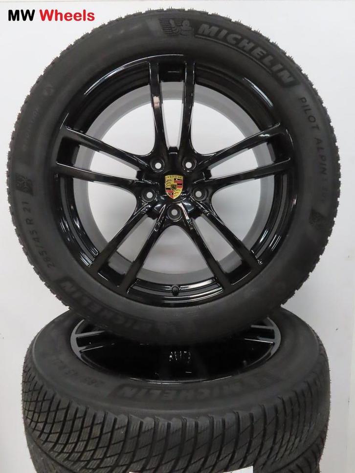Porsche 21 inch Origineel velgen Cayenne Coupe winterbanden, Auto-onderdelen, Banden en Velgen, Banden en Velgen, Winterbanden