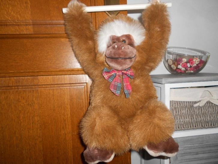 pluchen aap Nicky Toy, Kinderen en Baby's, Speelgoed | Knuffels en Pluche, Gebruikt, Ophalen of Verzenden