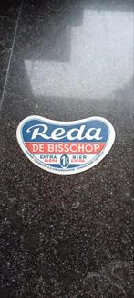 Oud bieretiket reda br de Bisschop oudenaarde, Verzamelen, Biermerken, Ophalen of Verzenden