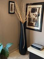 decoratieve vaas, Huis en Inrichting, Woonaccessoires | Vazen, Ophalen, Kunststof, Zwart, Zo goed als nieuw