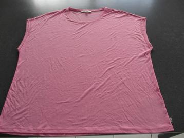 roze dames t'shirt zonder mouwen