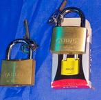 ABUS hangslot 55/45 en 85/40 massief messing met hardstaal, Ophalen of Verzenden, Nieuw, Slot